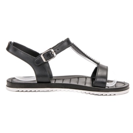 SHELOVET Gummisandaler svart