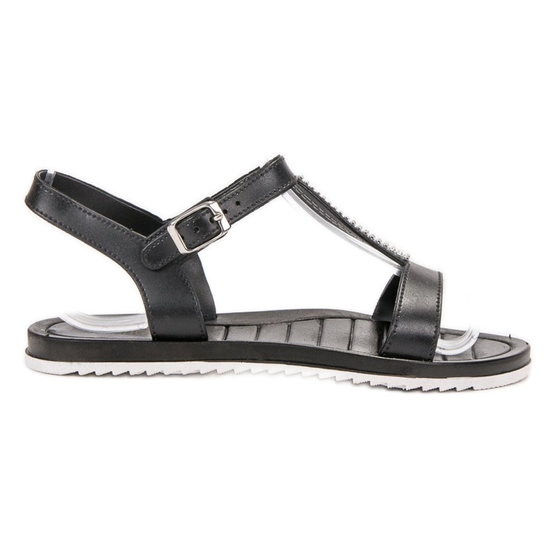 SHELOVET Gummisandaler svart