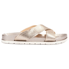 Emaks Gyllene tofflor med glitter