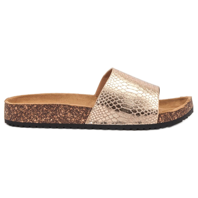 Jumex Golden Dam Tofflor gyllene