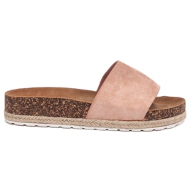 SHELOVET Mocka Espadrilles rosa