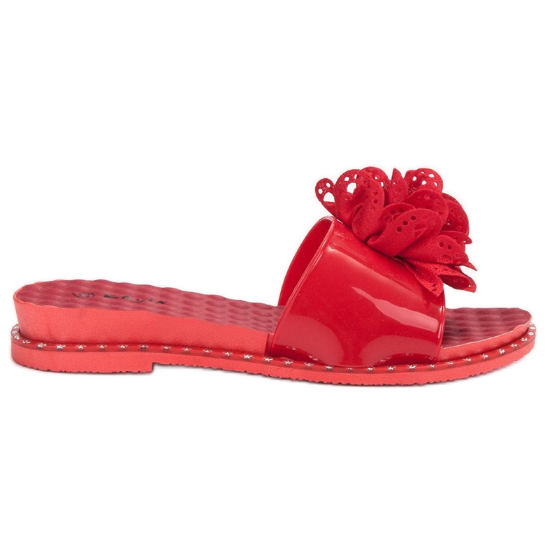 Kayla Röda flipflops i gummi