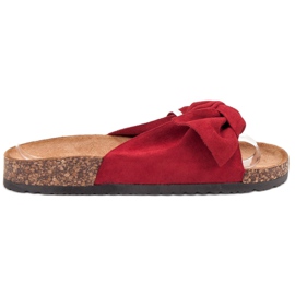 Super Me Trendiga röda tofflor