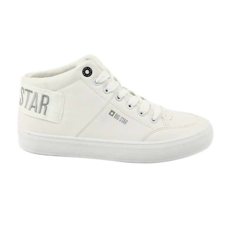 High Sneakers Big Star EE274352 vit grå