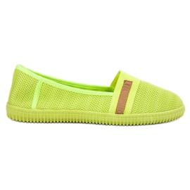 SHELOVET Neon Slipons gul