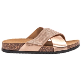 Bestelle Tofflor Med Kork Sula rosa