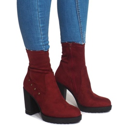 Mocka stövlar BG-59 Röd