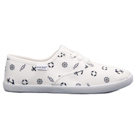 VICES sjöman sneakers vit