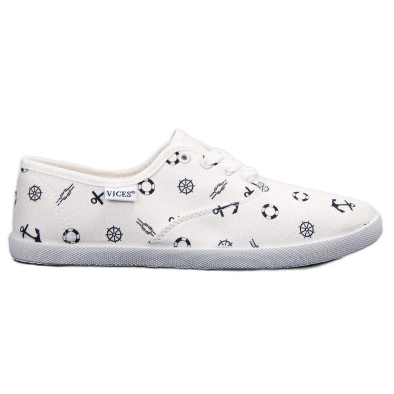 VICES sjöman sneakers vit