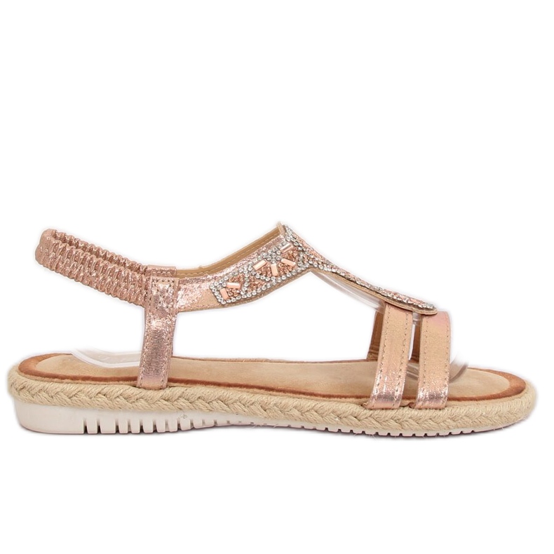 Champagne espadrilles sandaler CO-78 Champagne rosa
