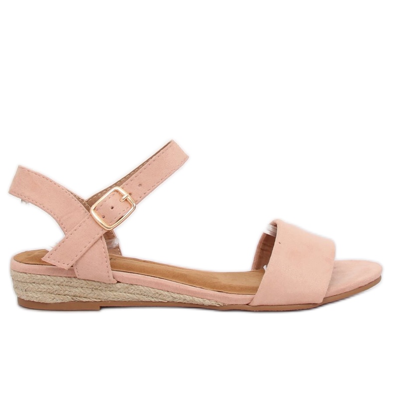 Sandaler espadrilles rosa 9R73 Rosa