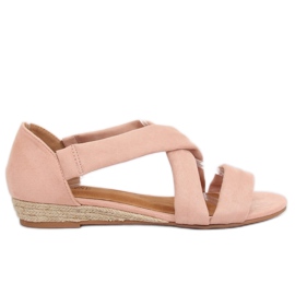 Rosa espadrillessandaler 9R72 Rosa