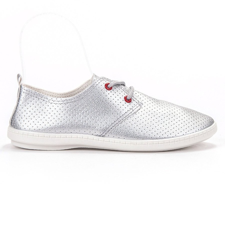 SHELOVET Silver sneakers grå