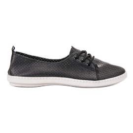 SHELOVET Eco Leather Sneakers svart