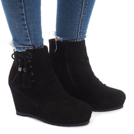 Varma stövlar på kil 778-KA svart