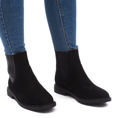 Varma stövlar J-8678 Svart