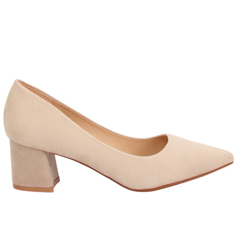 Högklackade pumps beige KJ-10 Beige