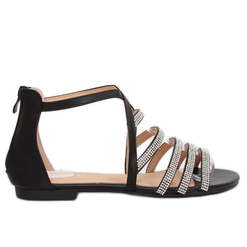 Svarta damsandaler LL6339 Svart