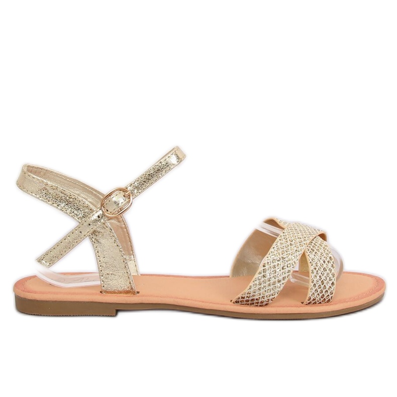 Sandaler för kvinnor och guld WL282 Guld gyllene