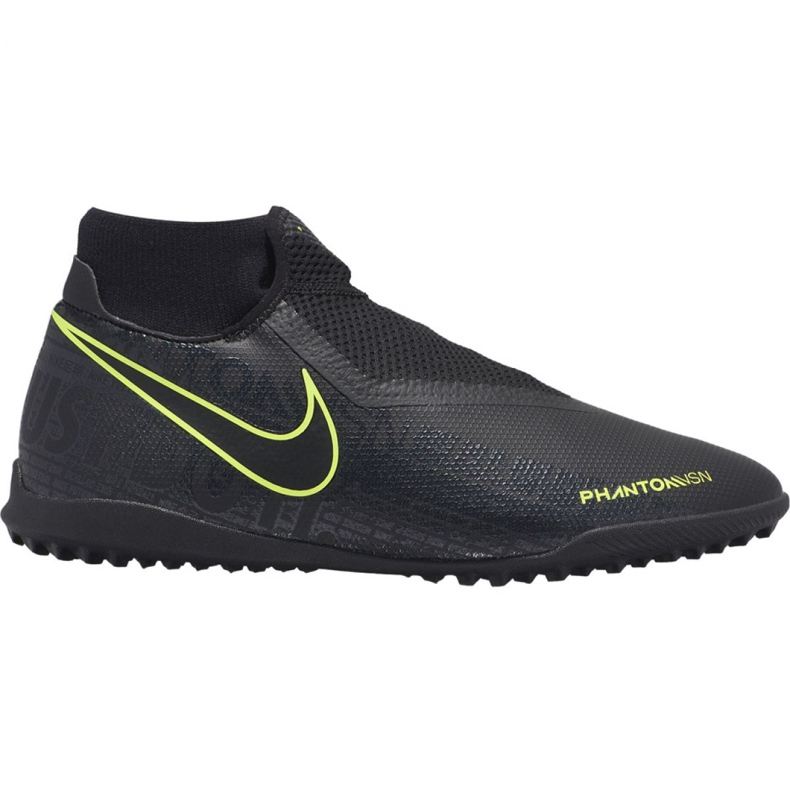 Nike Phantom Vsn Academy Df Tf M AO3269 007 fotbollsskor svart