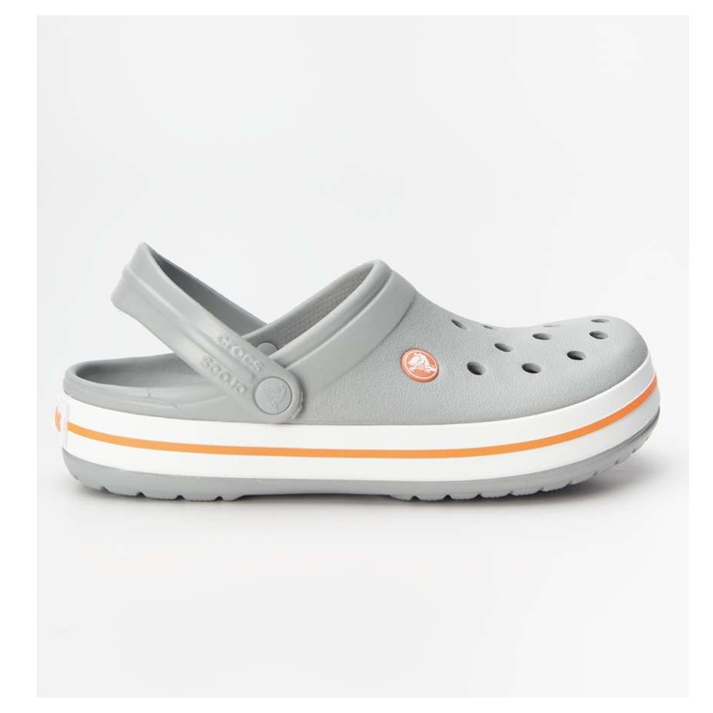 Crocs Krokband 0FL Ljusgrå Bright Coral mångfärgad
