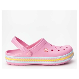 Crocs Crocband Sport Cord Clog 669 Pink Lemonade mångfärgad
