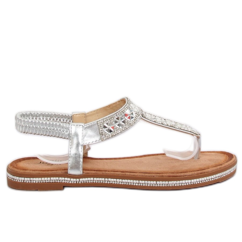 Silver flip-flops ZY163 Silver grå