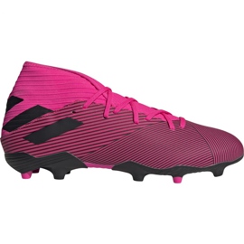 Fotbollsskor adidas Nemeziz 19.3 Fg M F34388 rosa svart