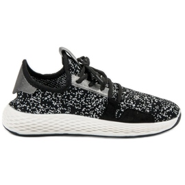 SHELOVET Slip-on sportskor svart