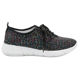 Bona Sportskor med prickar svart