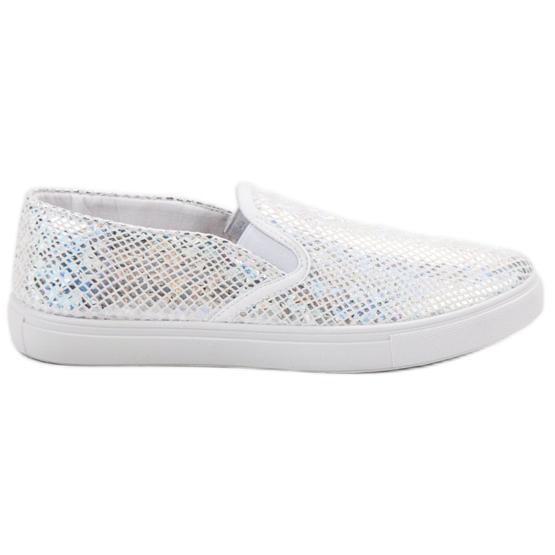 SHELOVET Fashionabla Slip On -sneakers grå