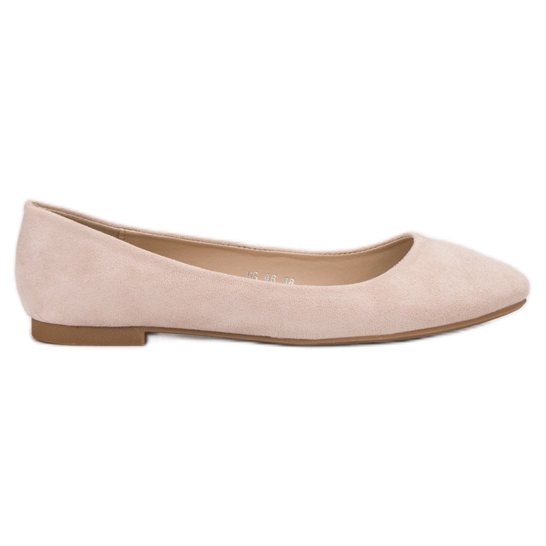 Small Swan Beige mockaballerinor