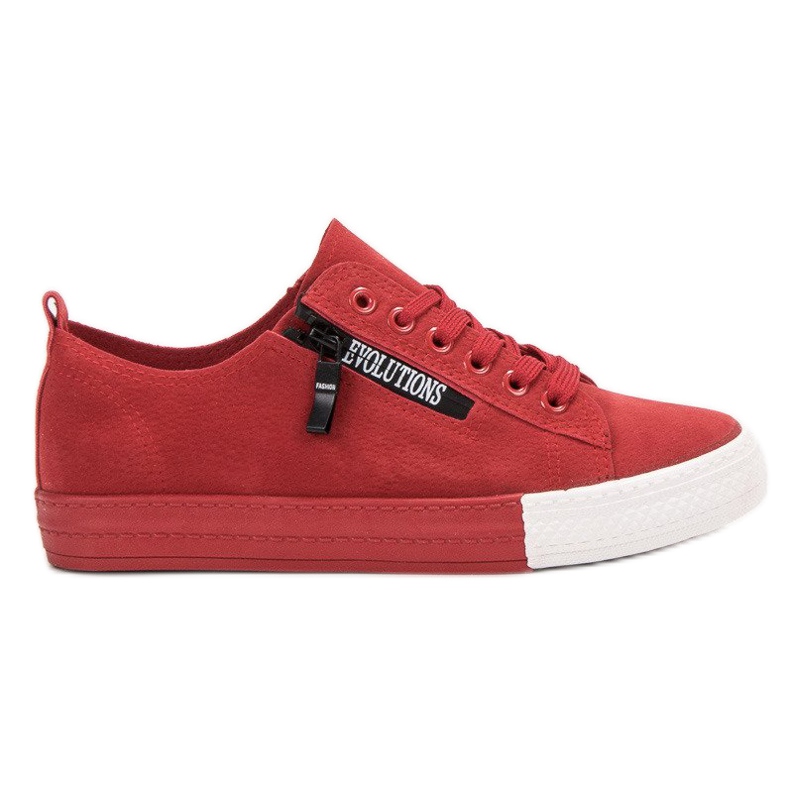 SHELOVET Röda sneakers