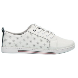 Filippo Läder brogues vit