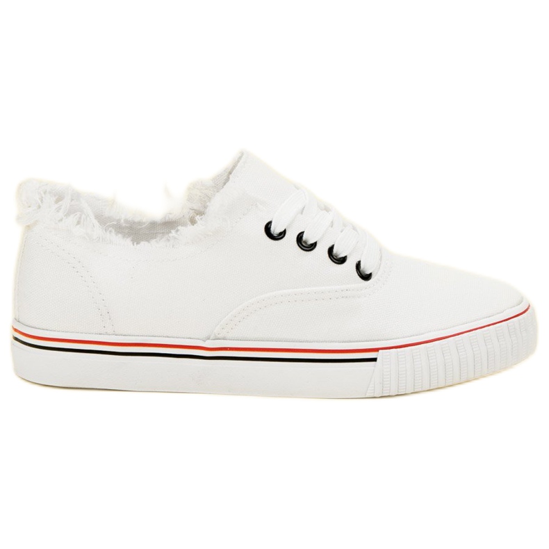 SHELOVET Vita textilskor