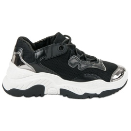 Small Swan Svarta sneakers för kvinnor