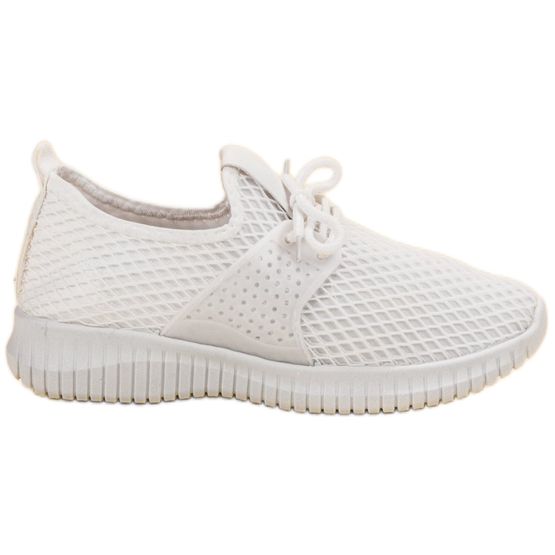 SHELOVET Textil sportskor vit