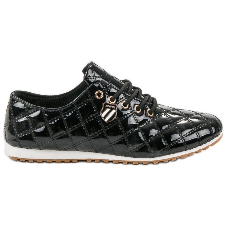 Camo Lackerade brogues svart