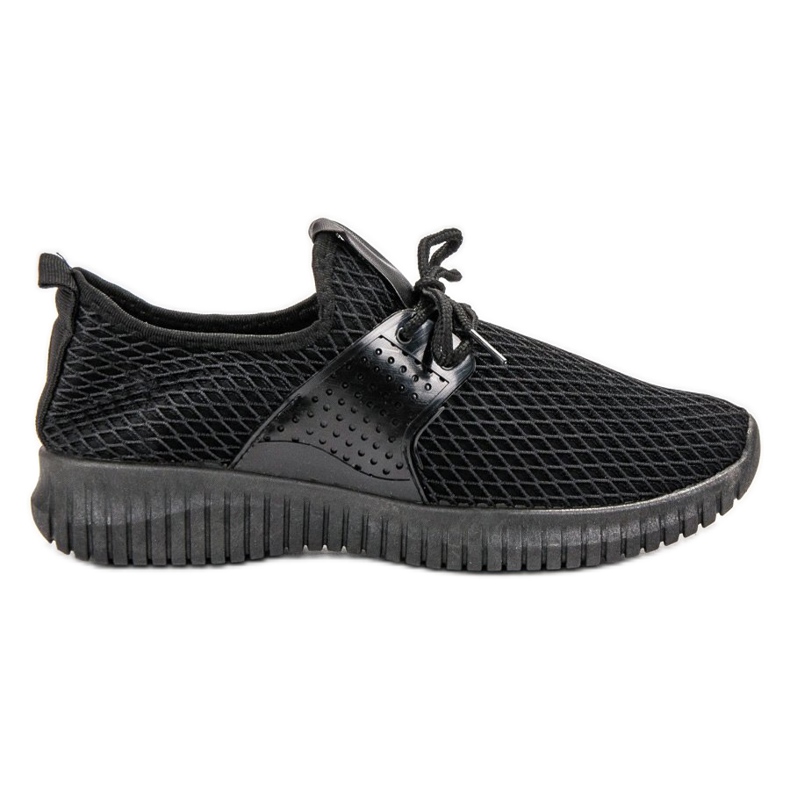 SHELOVET Textil sportskor svart