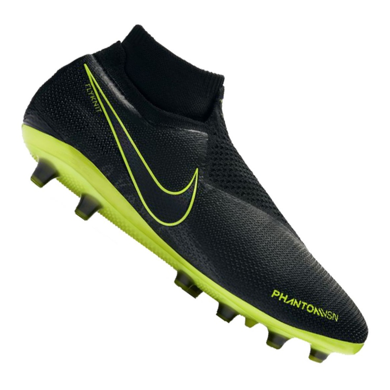 Nike Phantom Vsn Elite Df AG-Pro M AO3261-007 fotbollsskor svart svart