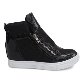 Wedge Sneakers TL020-2 SVART / VIT