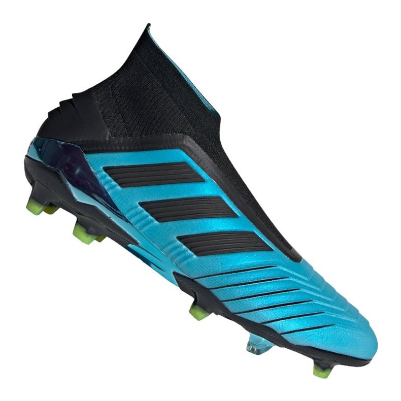 Adidas Predator 19+ Fg M F35613 fotbollsskor blå blå