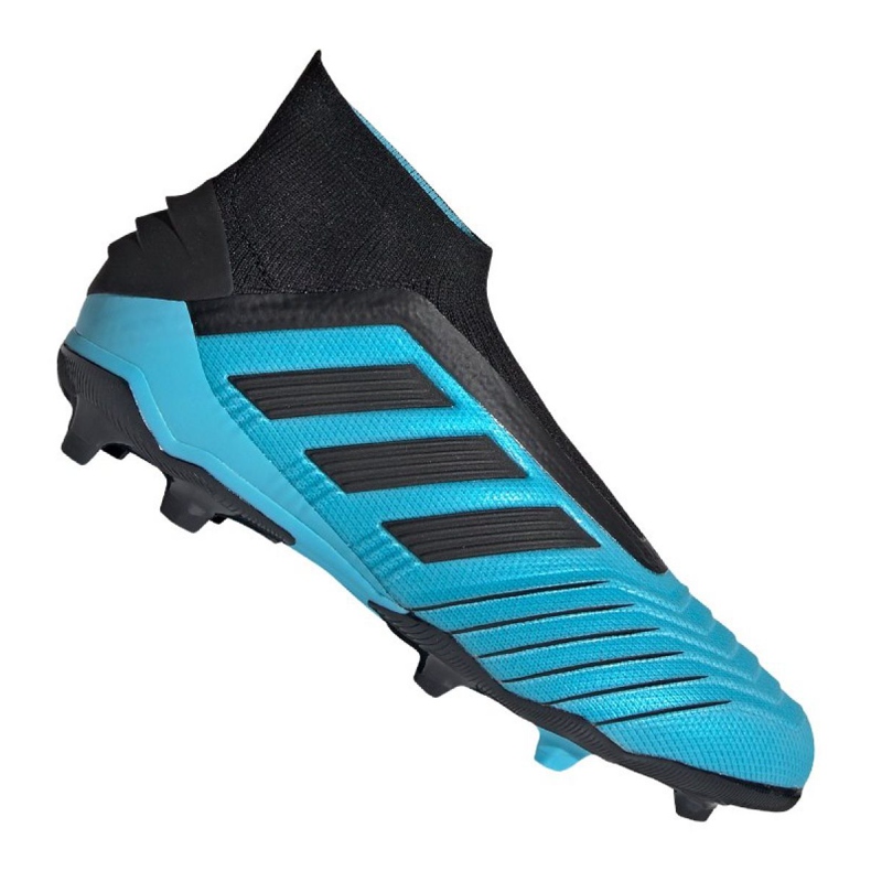 Adidas Predator 19+ Fg Jr G25788 fotbollsskor blå blå