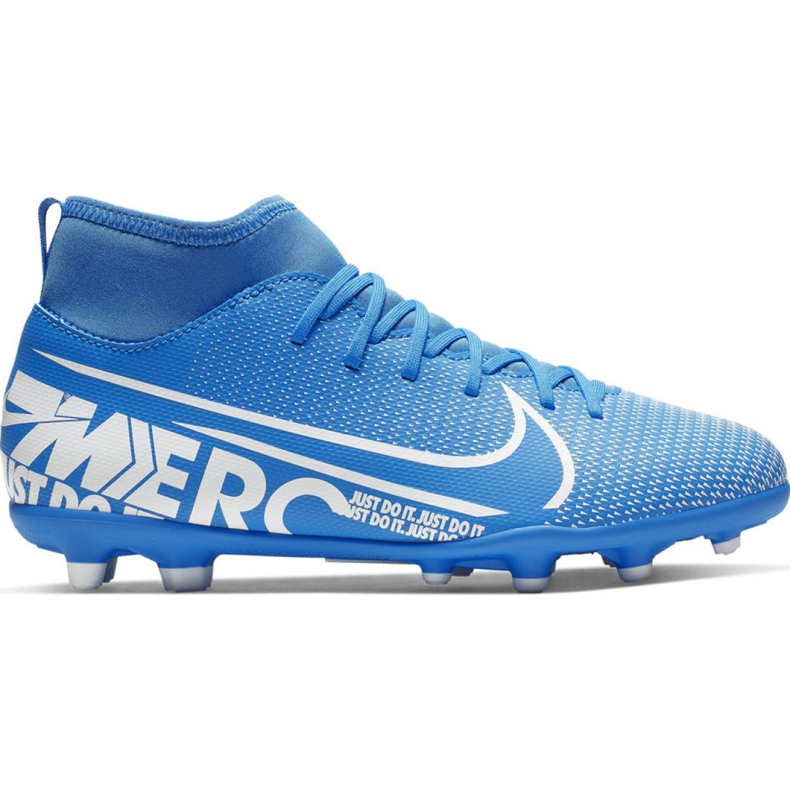Nike Mercurial Superfly 7 Club FG / MG Jr AT8150-414 fotbollsskor blå blå
