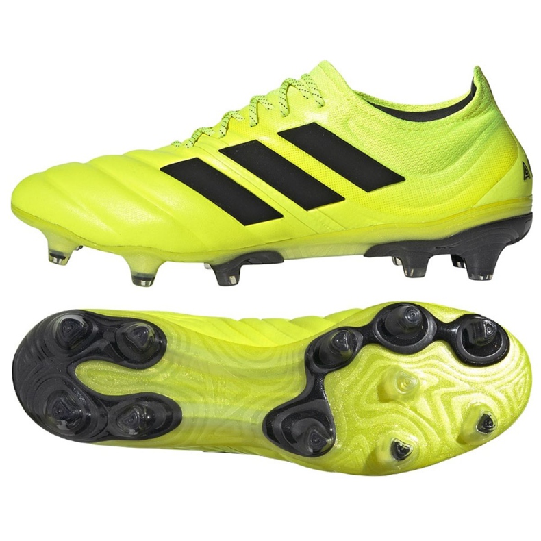 Adidas Copa 19.1 Fg M F35519 fotbollsskor gul gul