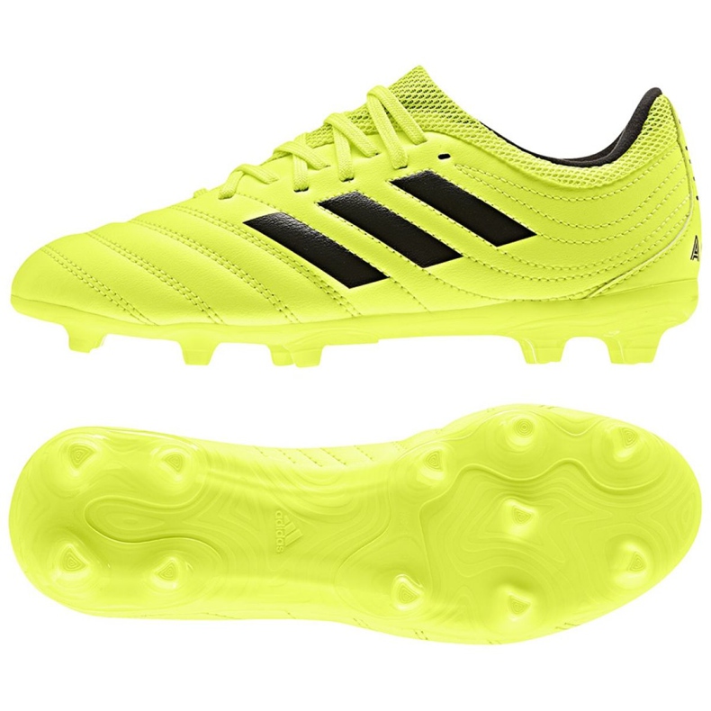 Adidas Copa 19.3 Fg Jr F35466 fotbollsskor gul gul