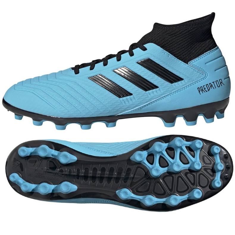 Adidas Predator 19.3 Ag M F99990 fotbollsskor blå blå