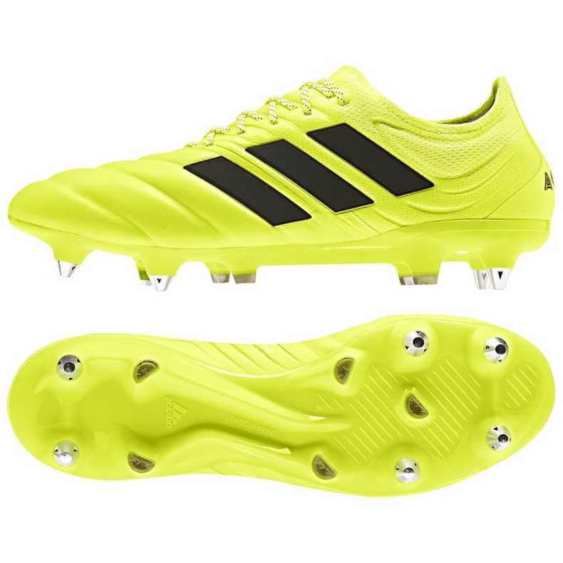 Adidas Copa 19.1 Sg M G26643 fotbollsskor gul gul