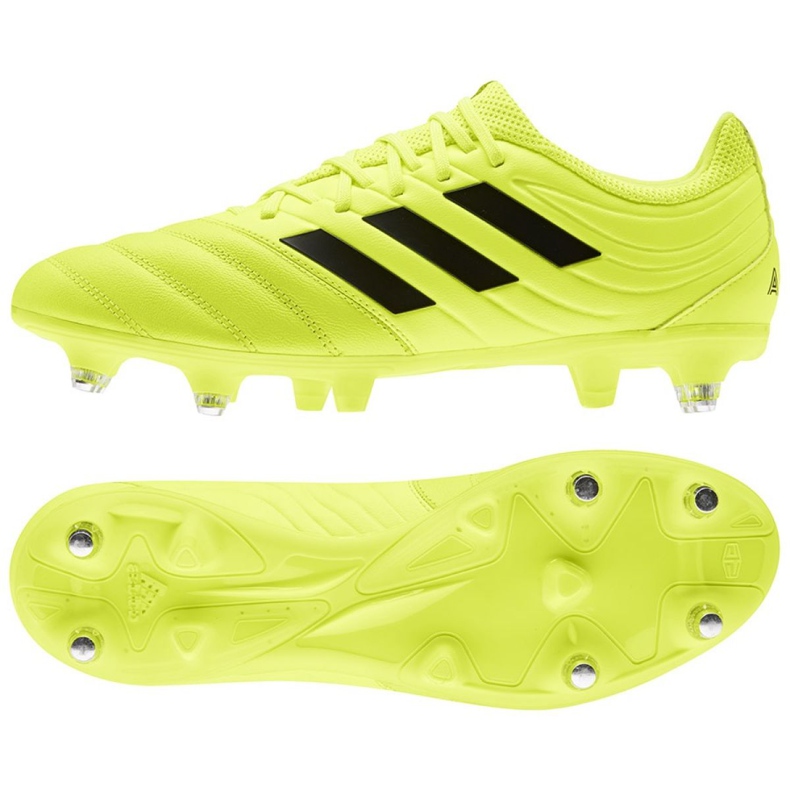 Adidas Copa 19.3 Sg M F35449 fotbollsskor gul gul