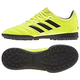 Adidas Copa 19.3 Tf Jr F35463 fotbollsskor gul gul